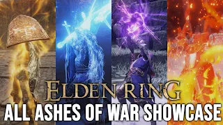 ELDEN RING: All 91 Ashes of War Showcase (Every Affinity Gameplay) - Movesets Comparison