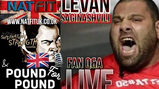 ARMWRESTLING SUPERSTAR LEVAN SAGINASHVILI - FAN Q&A LIVE