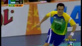 Gol de Falcão contra a Argentina no Pan Rio 2007