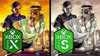 Grand Theft Auto V Xbox Series X vs Xbox Series S Comparison [Optimized] [Next Gen Upgrade]