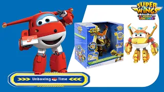 [Super Wings Season6 Unboxing Time] Deluxe Transforming - Golden Boy