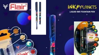 Flair Planets liquid ink fountain pen #flair/cartridge ink pen/back to School/school accessories