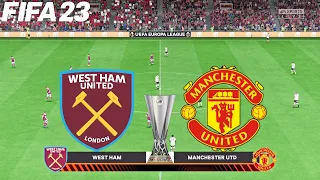 FIFA 23 | West Ham United vs Manchester United - UEFA Europa League - PS5™ Full Gameplay