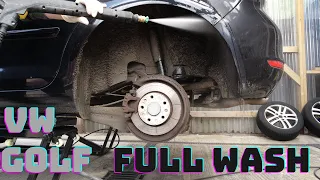 VW Golf disaster detail/Filthy car/Mud removal/ASMR/ Deep clean/Barn find