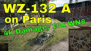 WZ132a Paris 4K Damage, 10k WN8