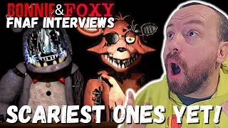 SCARIEST FNAF Interviews Yet w/ Bonnie & Foxy! (REACTION!) Five Nights at Freddy's