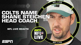 A GREAT HIRE! 👏 RJ applauds Colts naming Shane Steichen as new head coach | NFL Live