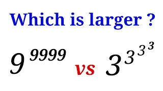 Nice Math Problem Ⅰ Which Is Larger? Ⅰ Here comes the easiest method!