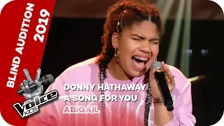 Donny Hathaway - A Song For You (Abigail) | Blind Auditions | The Voice Kids 2019 | SAT.1