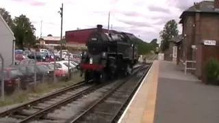 Steam on Wensleydale Railway, Yorks, England. MOV022.MOD