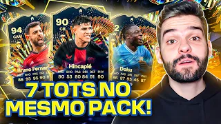 OMG! TIREI 7 TOTS NO MESMO PACOTE! MAIS DE 1 MILHÃO DE COINS EM PACKS! ULTIMATE TEAM EAFC 24