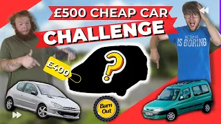 £500 Car Challenge! (Can We Make It Back?!)