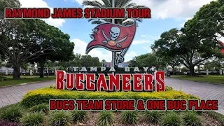 Raymond James Stadium Tour. One Buc Place. Tampa Bay!