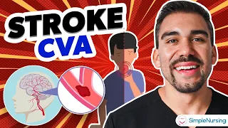 Stroke CVA (Cerebrovascular Accident) Hemorrhagic, Ischemic  NCLEX RN & LPN NURSING