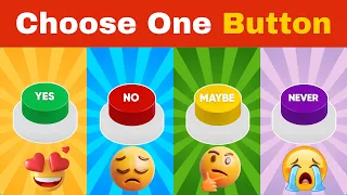 Choose One Button, Yes, No, Maybe Or Never Edition. Quiz Dino