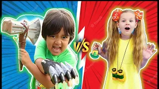 Tag With Ryan Vs Love Diana Pet Dash | Ryan's World | Diana and Roma | Ryan kaji |