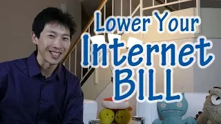 How to Lower Your Internet Bill