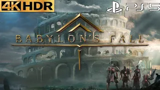 Babylon's Fall Gameplay Walkthrough (PS5) 4K 60FPS HDR (Babylon's Fall Demo)