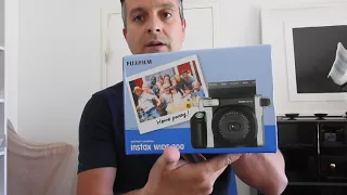 Unboxing Fujifilm Instax Wide 300 Happy new year 2018 Recorded with Nikon Coolpix P900