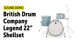 British Drum Company Legend Shellset - Sound Demo