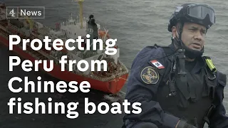 Peru defends its waters as Chinese boats are accused of illegal fishing