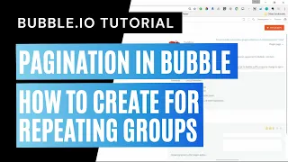 Bubble.io Pagination: How to Create Pagination for Repeating Groups