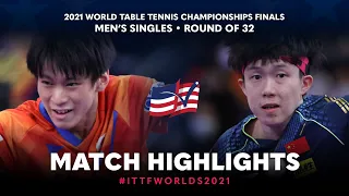 Shunsuke Togami vs Wang Chuqin | 2021 World Table Tennis Championships Finals | MS | R32
