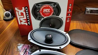 MTX TX669C (6x9" 2-way coaxial 4Ω 120W RMS 835W Peak) are high-end coaxial speakers