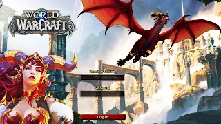 Dragonflight Login Screen [Official Main Title & Dragon Animation] - World of Warcraft