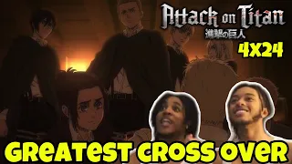 Eren vs Everyone! Attack On Titan s4 ep24 REACTION