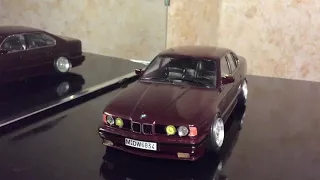 BMW E34 сборная модель 1:24. Модель БМВ Е34 в масштабе 1:24