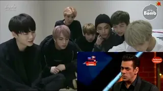 BTS REACTION to big boss 13 Salman Khan hosting #btsreaction