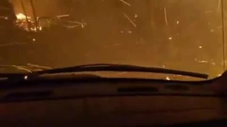 gatlinburg fire - michael luciano's escape video