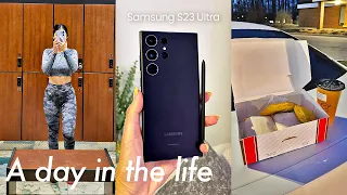 Samsung S23 Ultra | A Productive Day in the Life (Battery check ins, Camera test + Gaming)