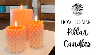 How To Make Pillar Style Candles (Candle Making Tutorial) Free Recipe!