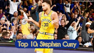 Top 10 - Mejores jugadas de Stephen Curry