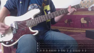 Tribute week to Dolores O'Riordan - 03 - The Cranberries - Zombie [Bass Cover + Tab]