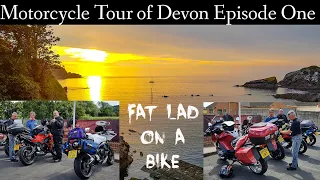 Ep 1 Motorcycle Tour of Devon   Why NOW !!!      3 minute Intro then Arriving at Combe Martin
