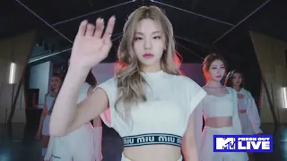 ITZY Rehearsal "Not Shy"/"WANNABE" Medley Performance on MTV Fresh Out