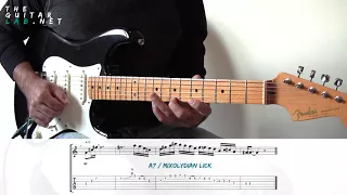 Mixolydian Fusion Lick / Tab - TheGuitarLab.net