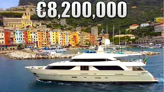 Onboard a €8,200,000 Italian Luxury SuperYacht  | For Sale