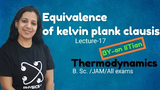 Equivalence of Kelvin Plank and Clausius Statement | IIT-JAM | Physics | Chapter wise B.Sc Course