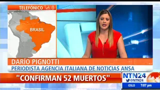 Motín en cárcel de Brasil deja al menos 52 muertos, 16 de ellos decapitados