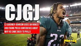 CJ Gardner Johnson's Return to Philly Press Conference