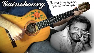 JE SUIS VENU TE DIRE QUE JE M'EN VAIS (SERGE GAINSBOURG) meets flamenco gipsy guitarist [GUITARE]