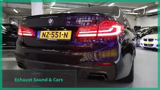 2018 BMW M550i M sport xDrive V8 exhaust sound Revs,engine sound (2020)