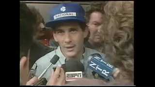 1993 F1 Canadian GP - Alain Prost & Ayrton Senna remember Gilles Villeneuve