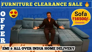 Clearance Sale 💥At Furniture Manufacturers in Hyderabad | Big Discounts on Luxury Sofa-Dining Table