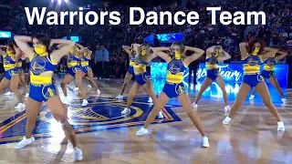 Warriors Dance Team (Golden State Warriors Dancers) - NBA Dancers - 1/18/2022  dance performance