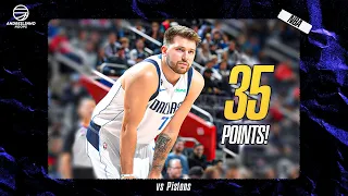 Luka Doncic 35 POINTS vs Pistons! ● Full Highlights ● 01.12.22 ● 1080P 60 FPS